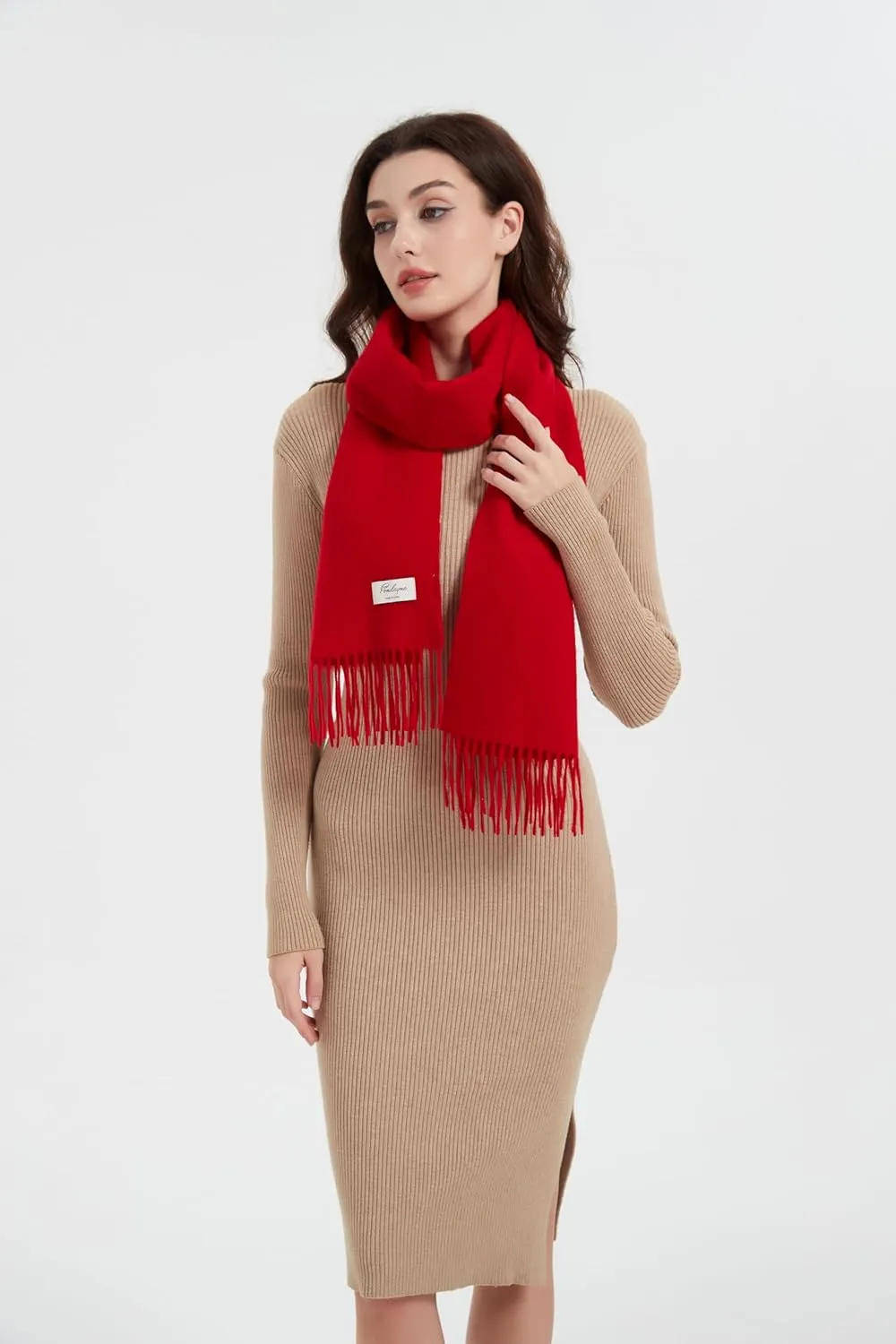 100% Pure Cashmere Scarf - Ultra Soft, Warm & Lightweight, Perfect for Autumn & Winter with Premium Gift Packaging