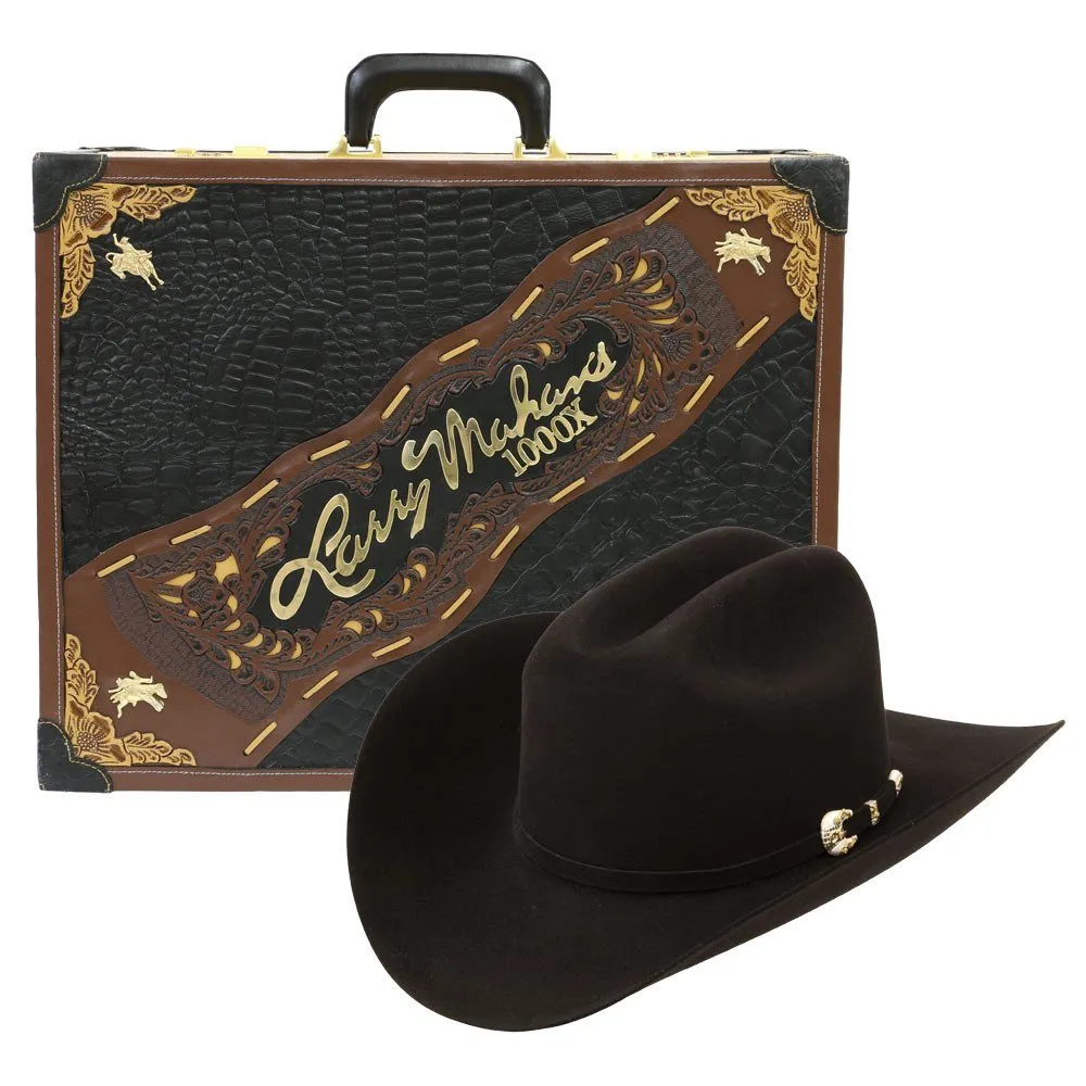 1000x Larry Mahan Imperial Hat Genuine Mink White