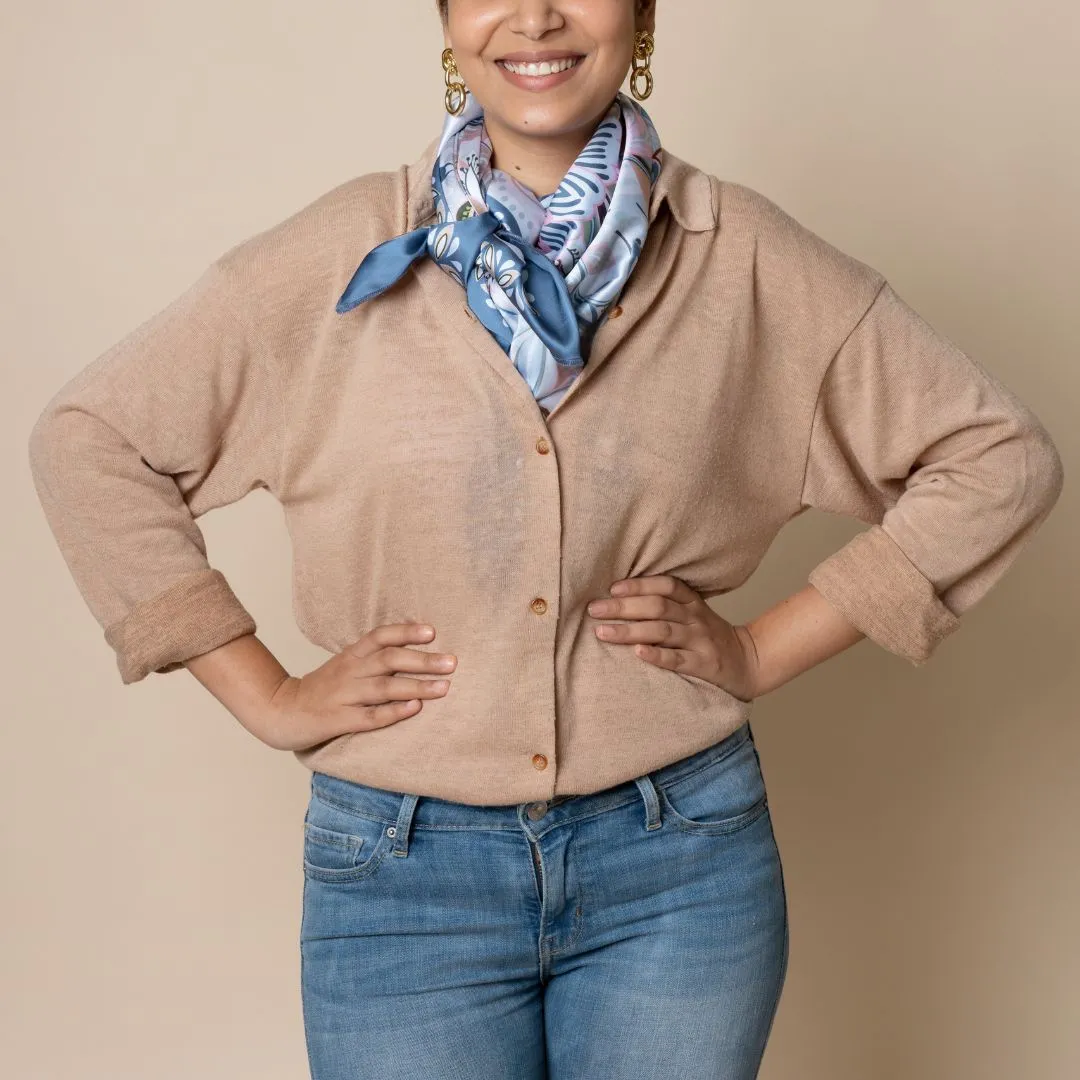 Agartala Florals Square Scarves