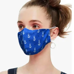 ANTI-VIRAL DUST RESISTANT ANCHOR PACK OF 2 PRINTED FACE MASK