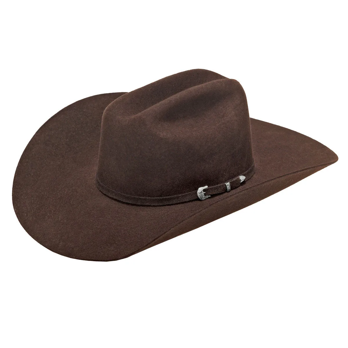 Ariat Brown Felt 3X Cowboy Hat A7520647