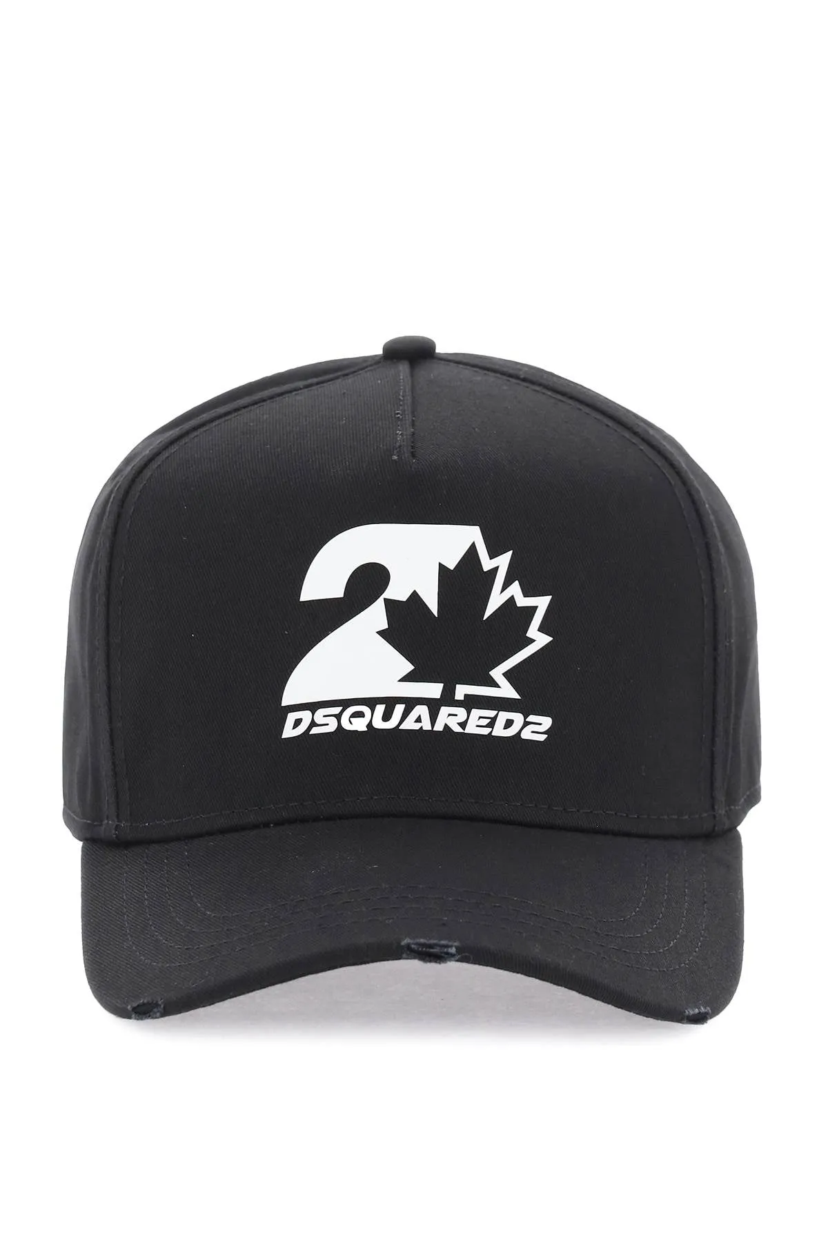 baseball cap with logoed patch