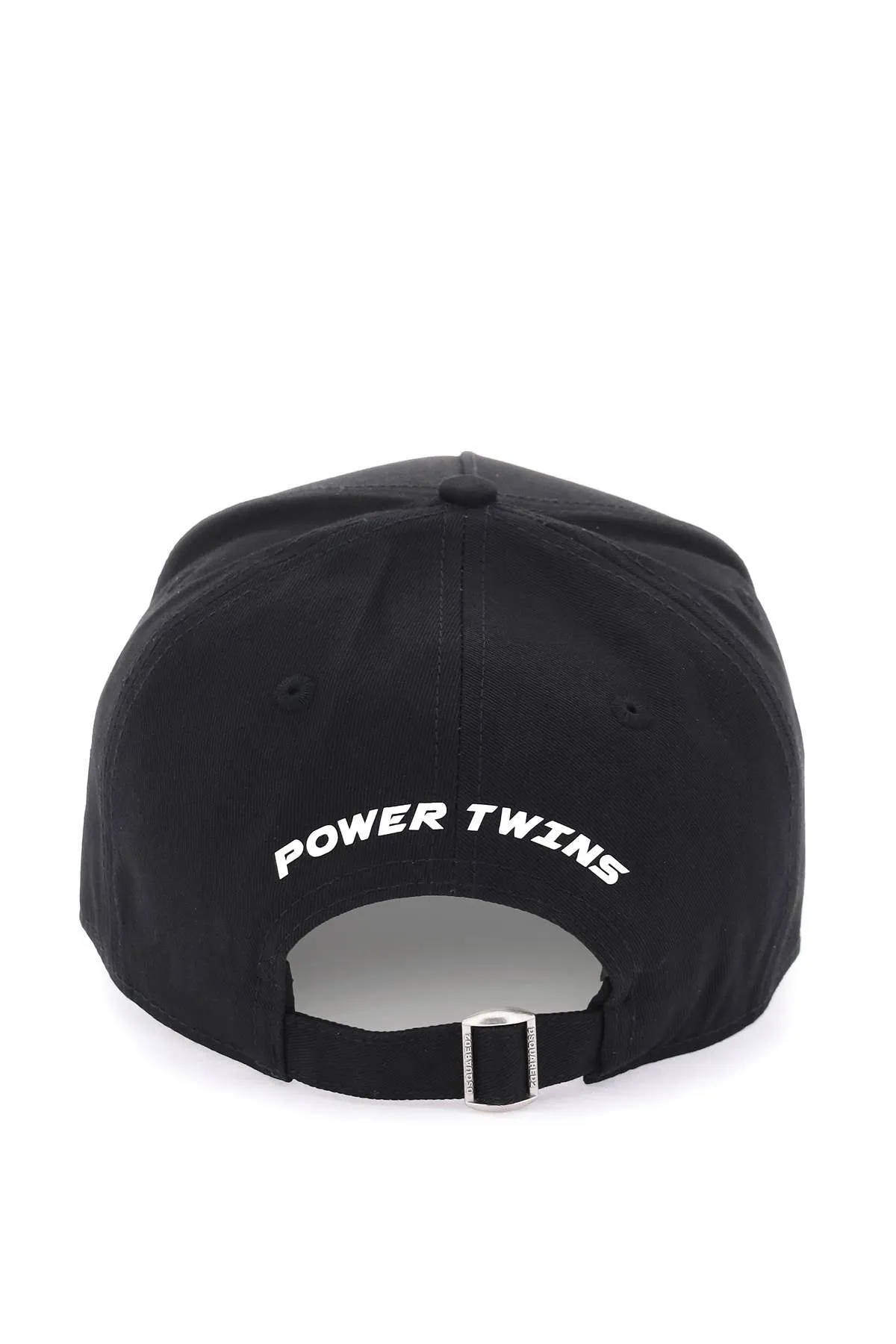 baseball cap with logoed patch