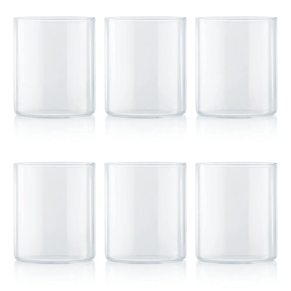 Borosil Vision Squat Glass, Set of 6