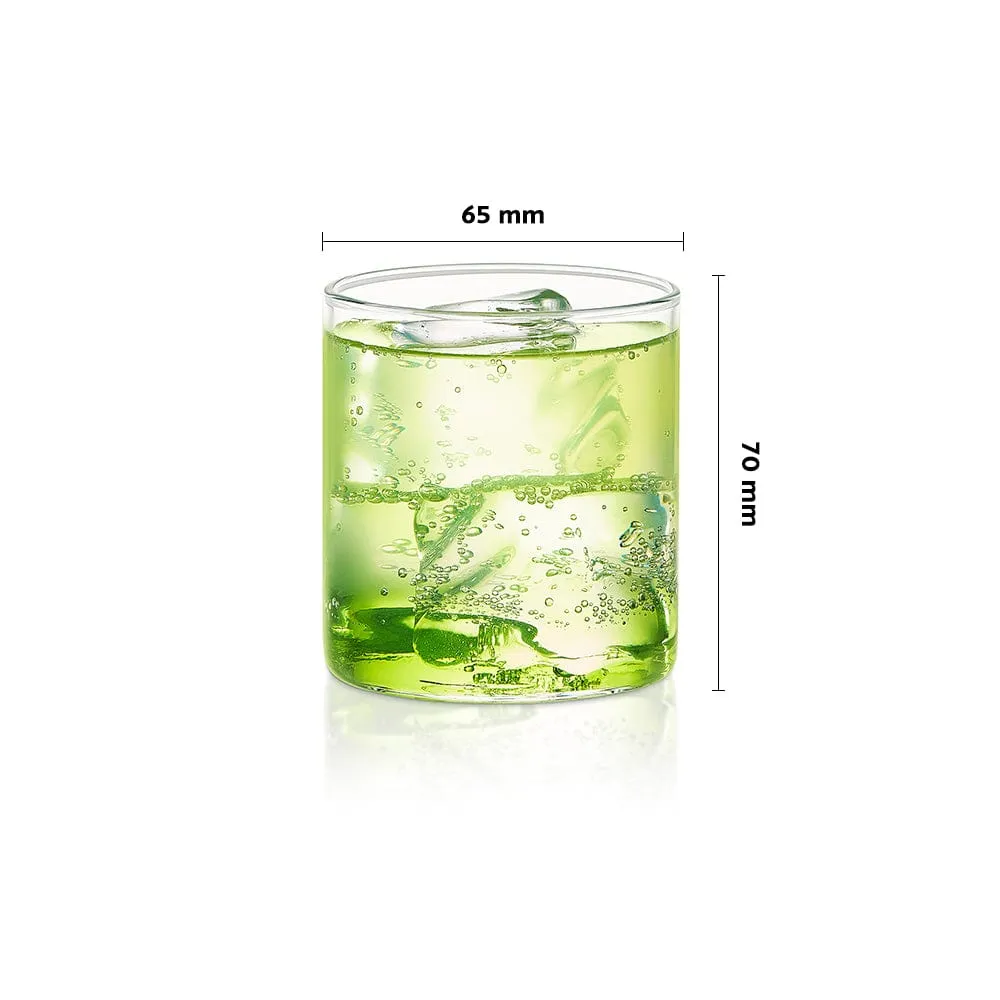 Borosil Vision Squat Glass, Set of 6
