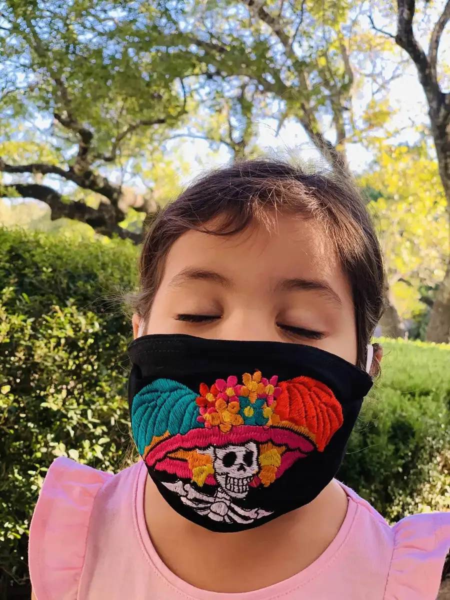 Calaveras Kids Chiapas Reusable Non-Medical Face Masks