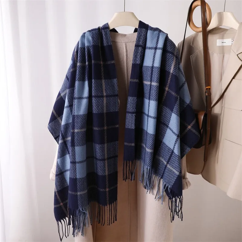 Casual Plaid Scarf