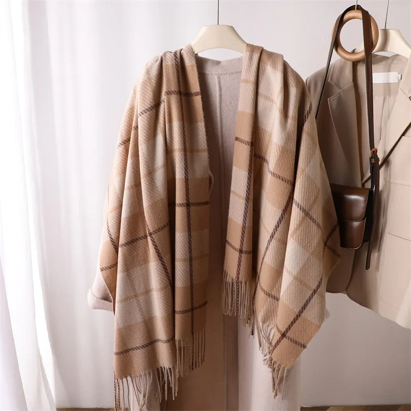 Casual Plaid Scarf