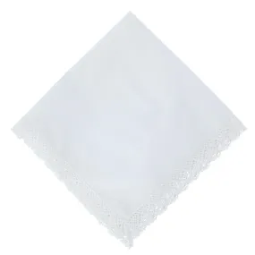 CTM® Women's Park Avenue Lace Handkerchief