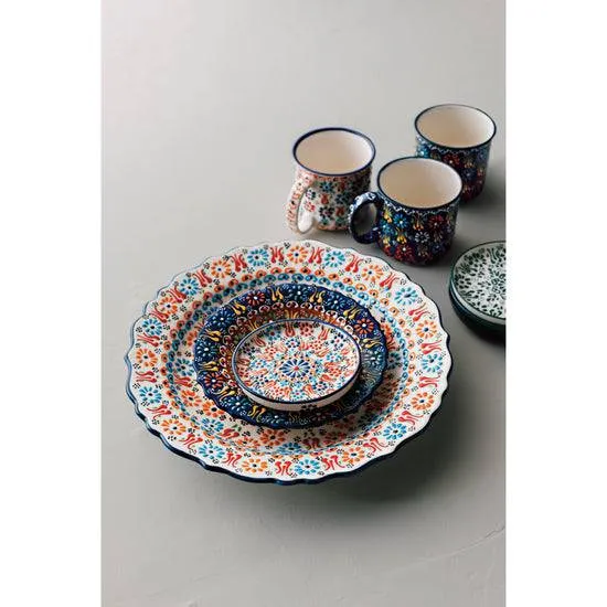 Danica Now Designs Turkish Plate 10" Evani Multi Azure