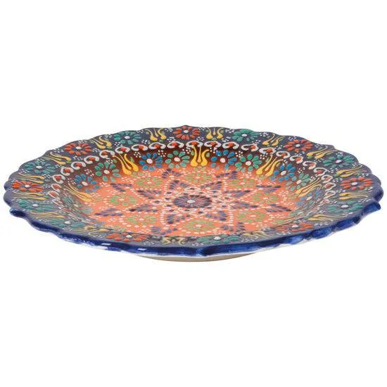Danica Now Designs Turkish Plate 10" Evani Multi Azure