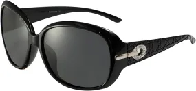 Designer Womens Sunglasses Set With Luxury Folding Case & Cleaning Cloth Overized Polarized Celebrity Large UV400