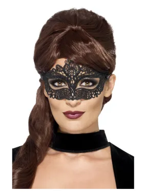 Embroidered Lace Filigree Eyemask
