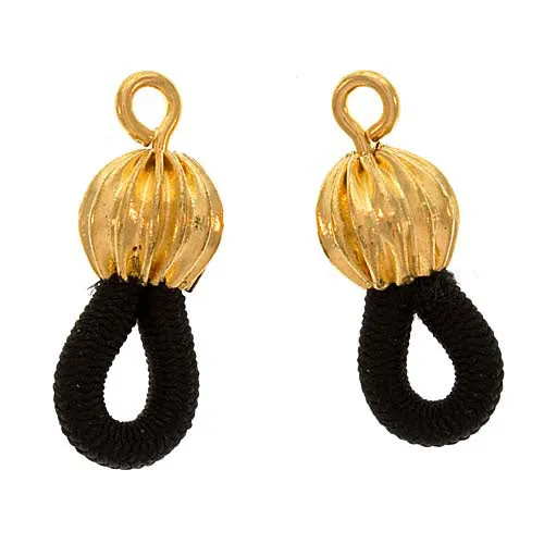 Ends For Eyeglass Chain / Holder Gold Plated (6 Pairs)