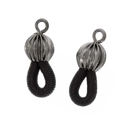 Ends For Eyeglass Chain / Holder Gunmetal (6 Pairs)