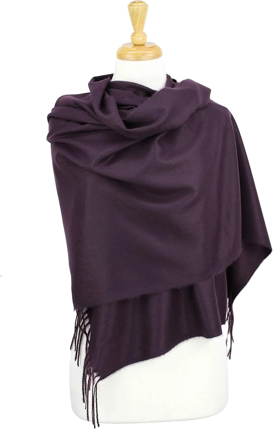 Extra Large 78 Inch X 26 Inch Soft Cashmere Wool Pashmina Shawl Wrap Scarf, Warm And Cozy For Women And Men