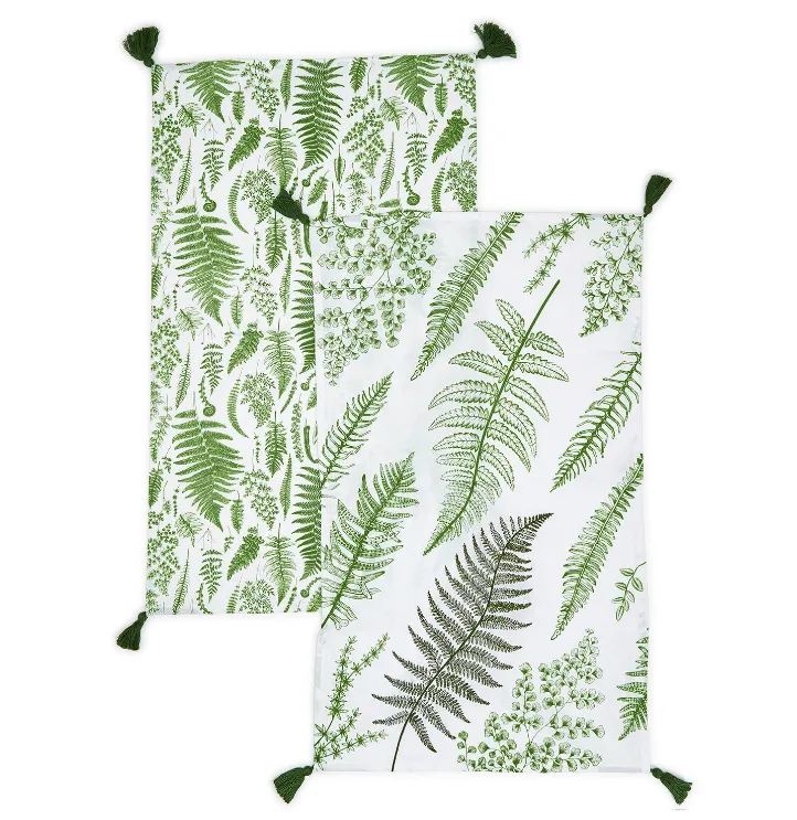 Fern Decorative Dish Towels - Set of 2