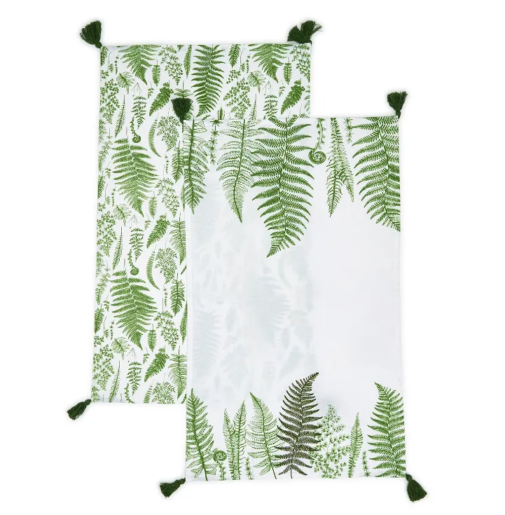 Fern Decorative Dish Towels - Set of 2