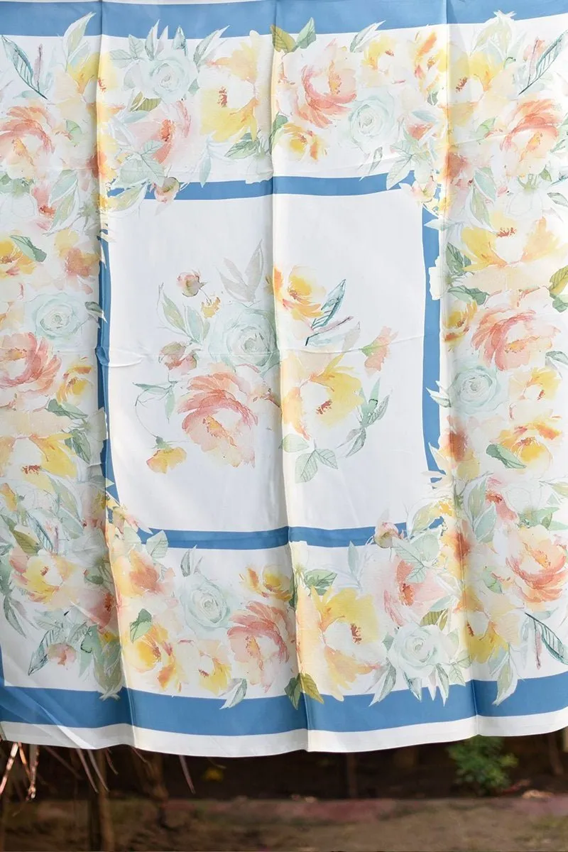 Fiery Blooms - Scarf