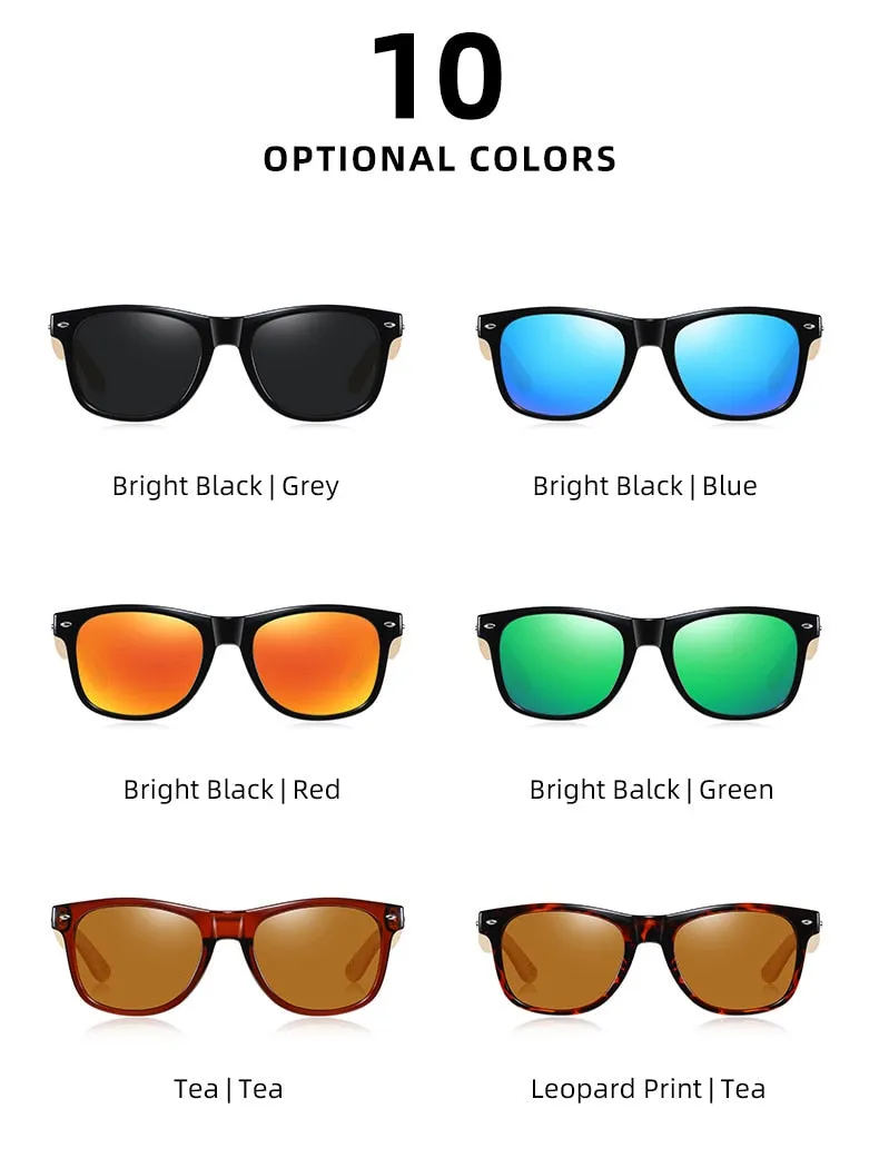 Funki Buys | Sunglasses | Unisex Designer Bamboo Sunglasses