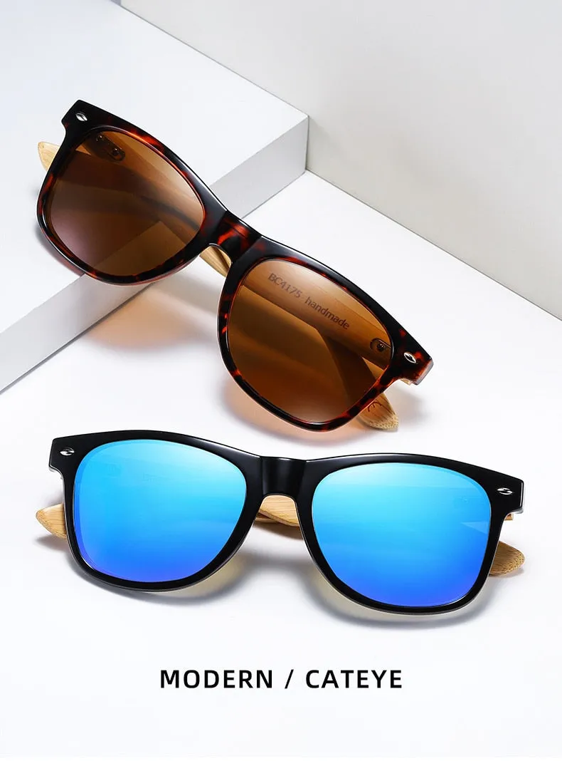 Funki Buys | Sunglasses | Unisex Designer Bamboo Sunglasses