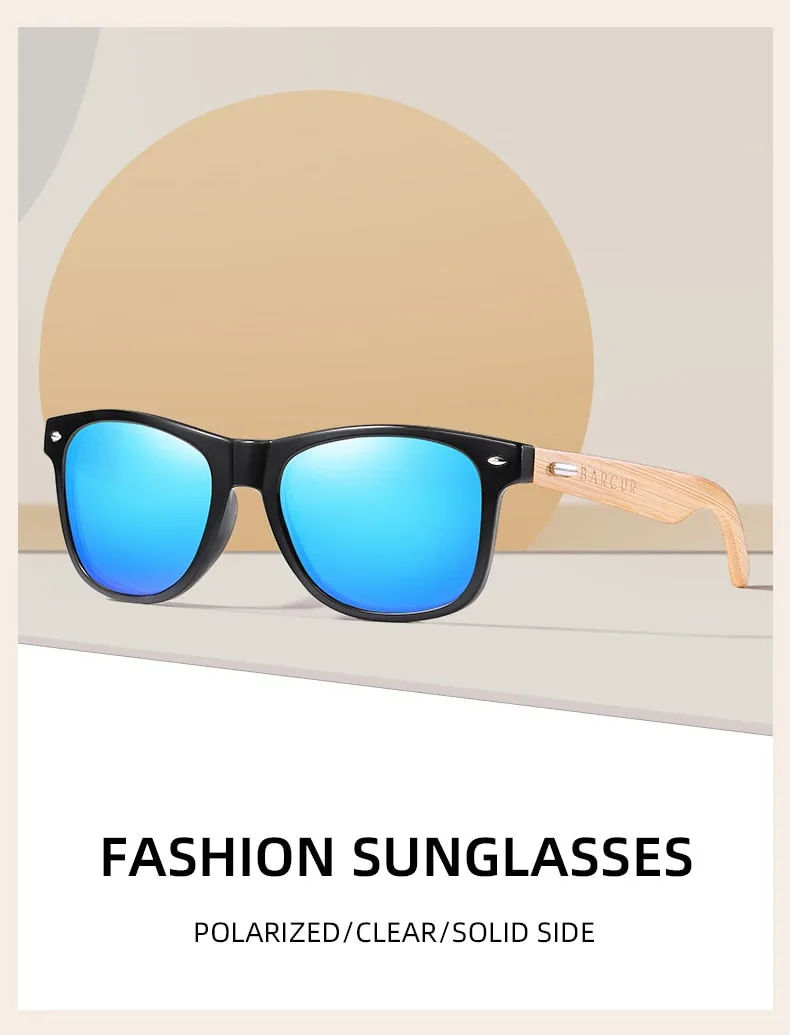 Funki Buys | Sunglasses | Unisex Designer Bamboo Sunglasses