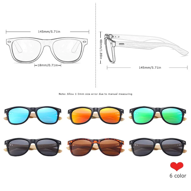 Funki Buys | Sunglasses | Unisex Designer Bamboo Sunglasses