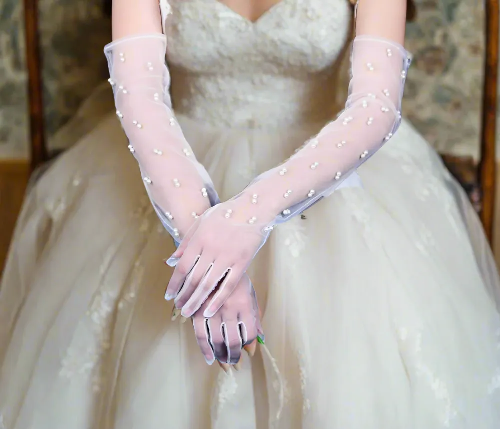 GownLink Charm Bridal Gloves
