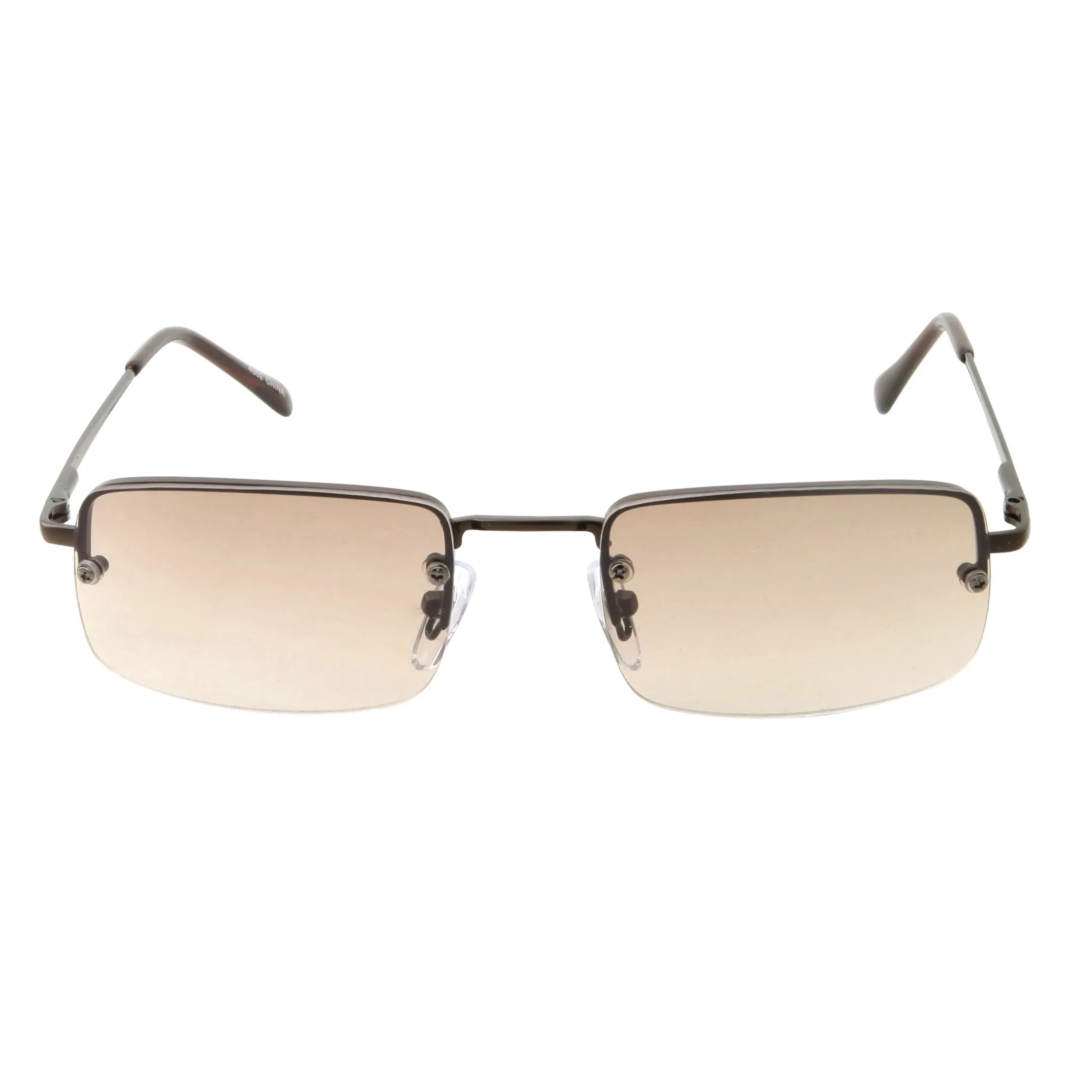 grinderPUNCH Small Slim 90's Popular Nineties Rectangular Sunglasses Rimless Eyewear