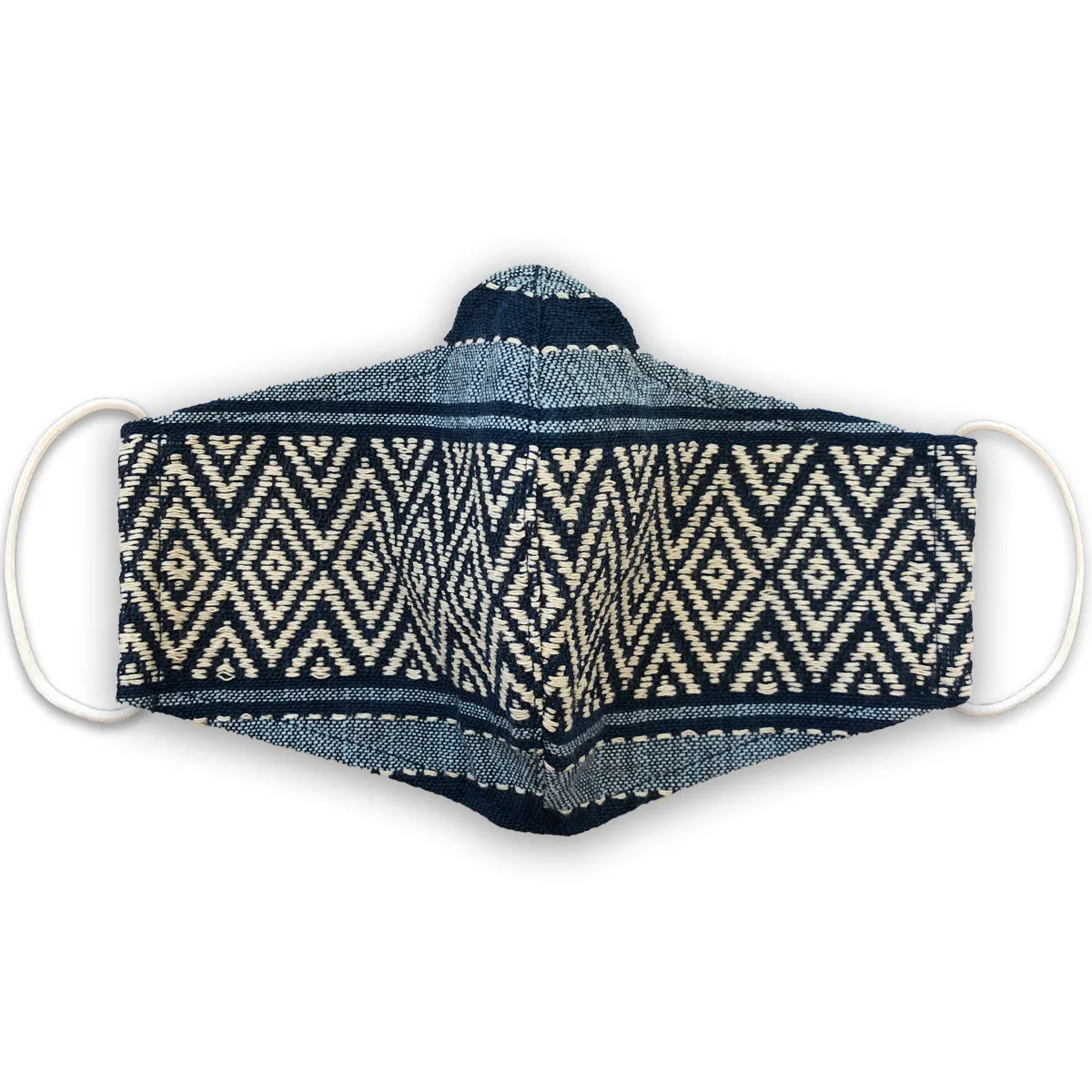 H'MONG Embroidered Denim Face Mask