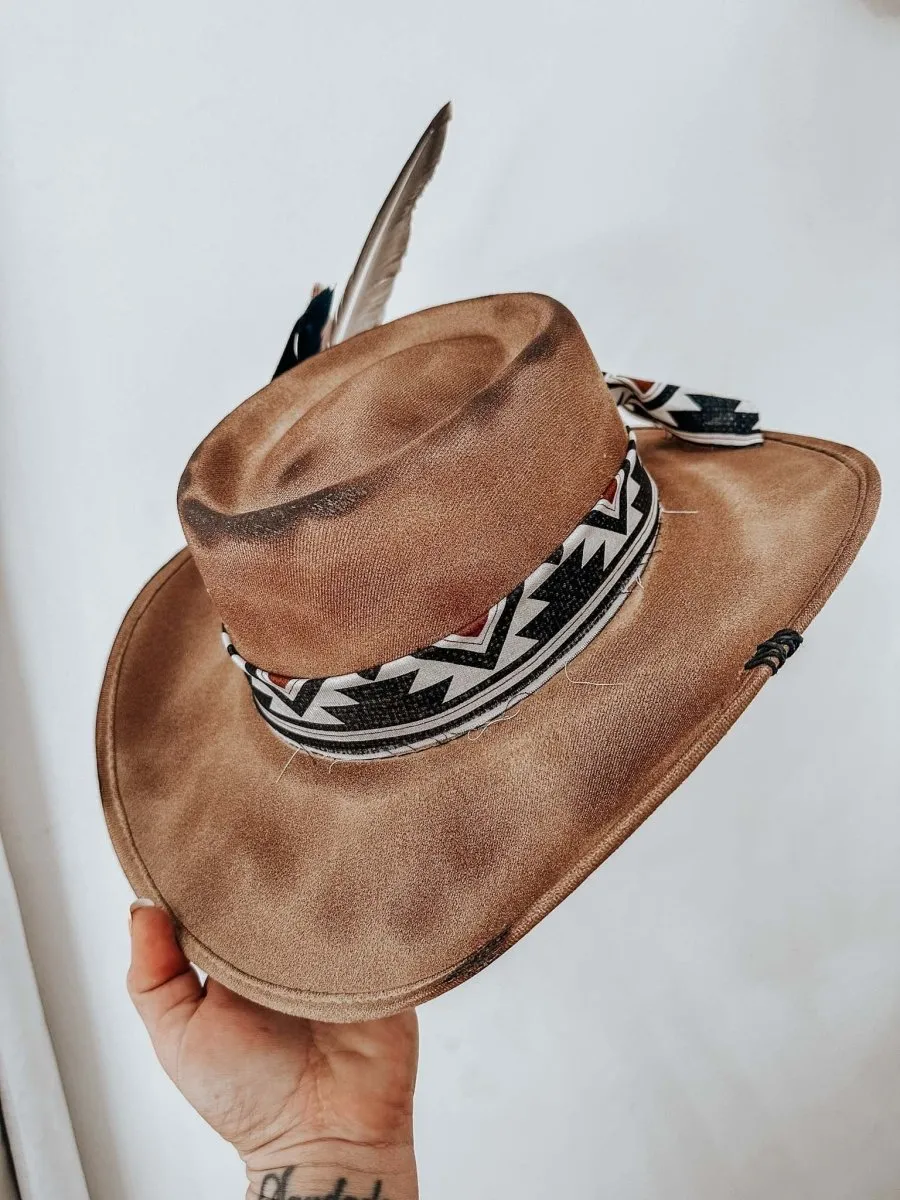 Josie Distressed Cowboy Hat