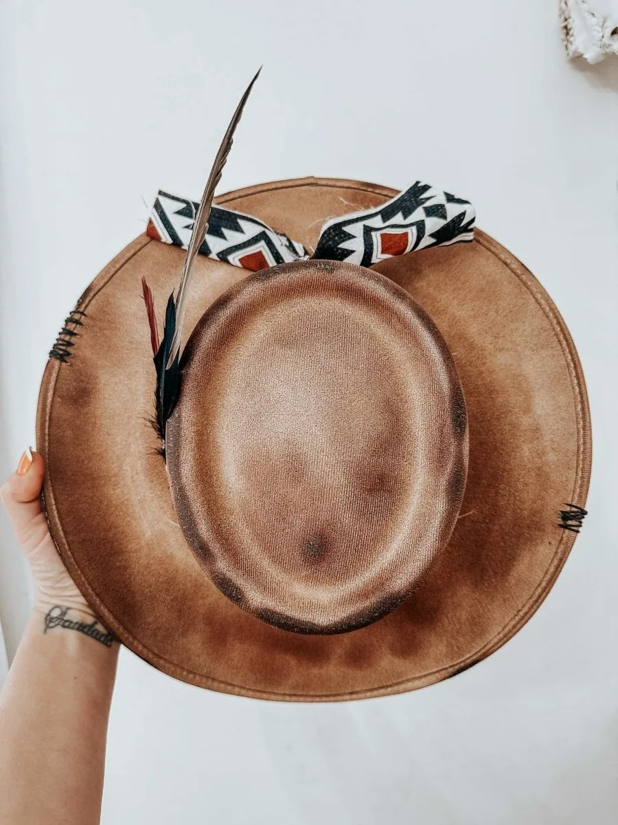 Josie Distressed Cowboy Hat