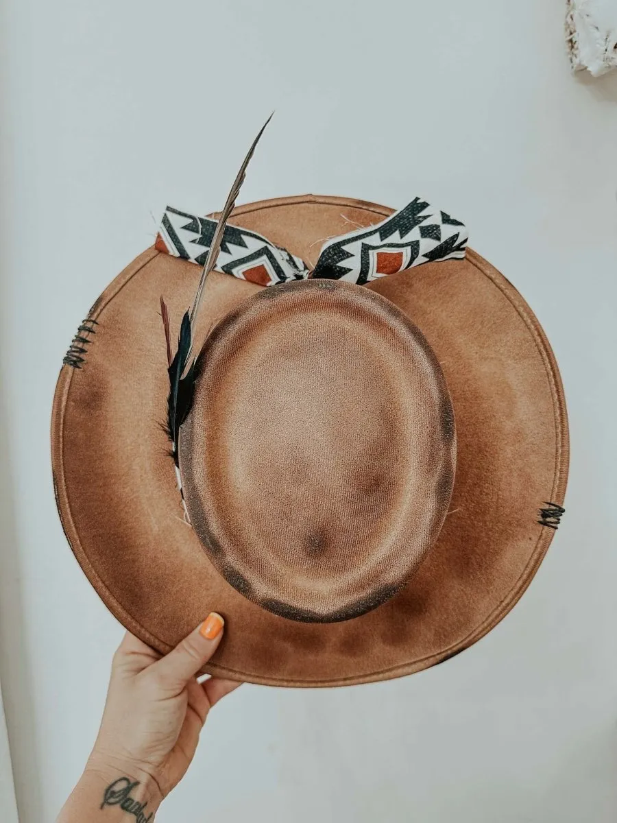 Josie Distressed Cowboy Hat