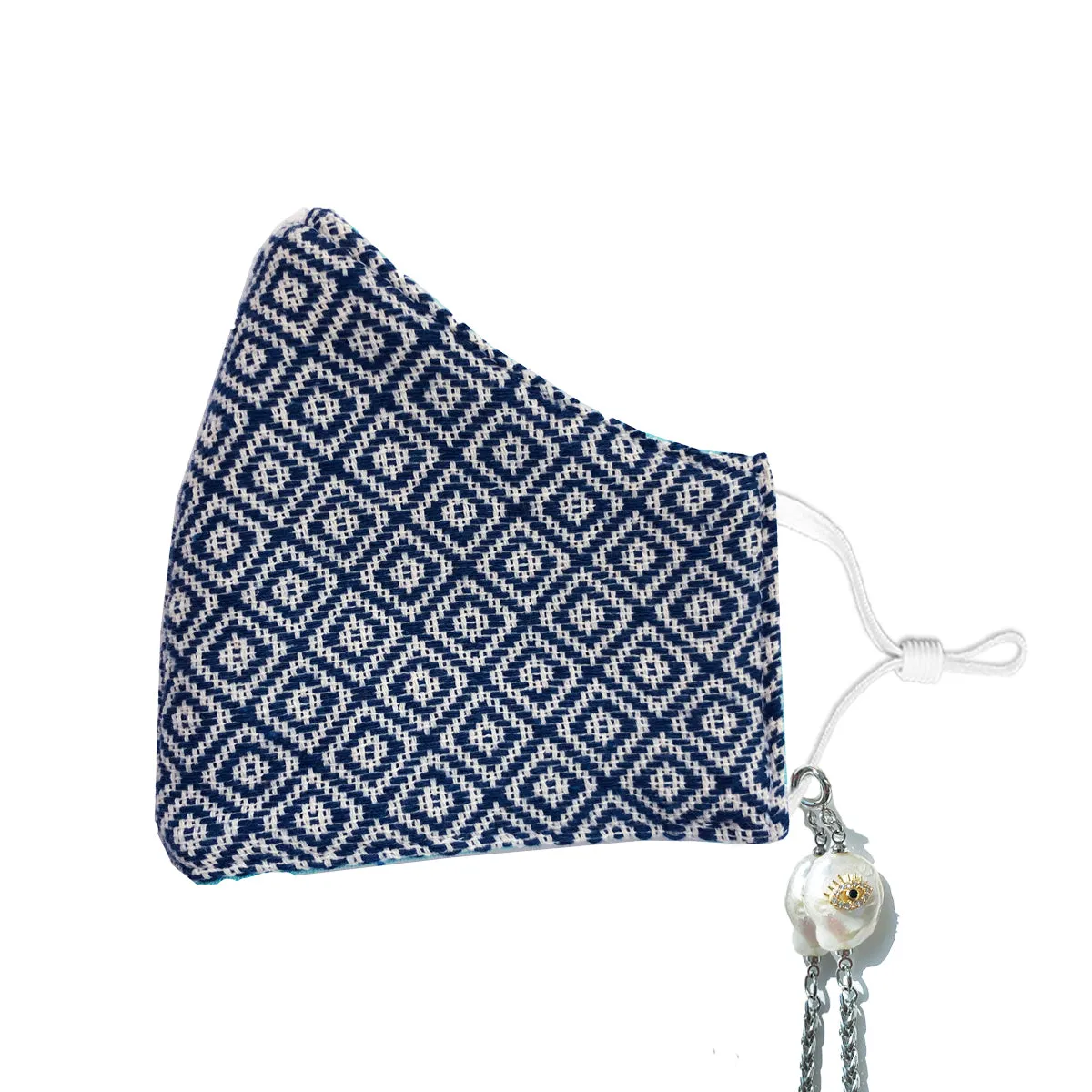 KATALELLA Diamond Embroidered Face Mask