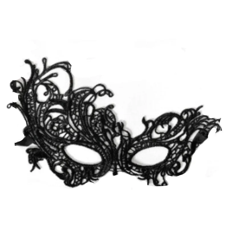 Lace Art Mask-Black