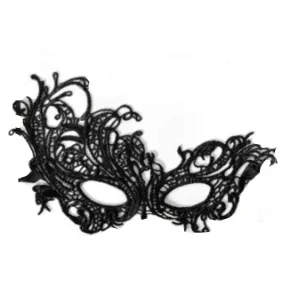 Lace Art Mask-Black