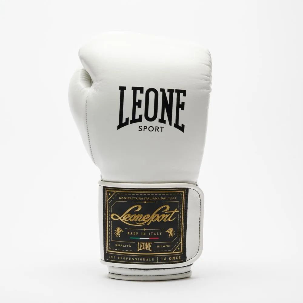 Leone Orlando Classico Boxing Gloves - White