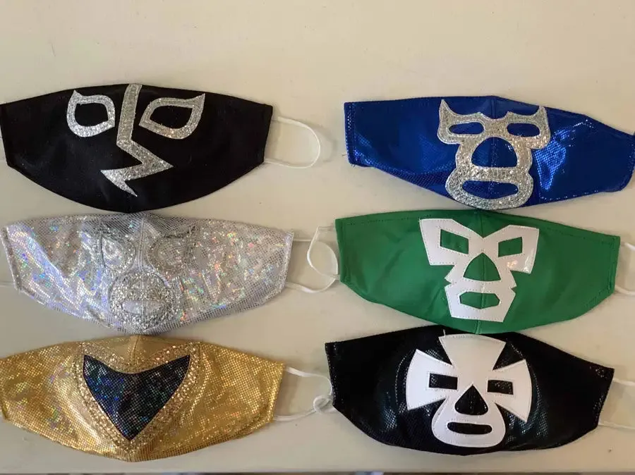 LUCHA LIBRE Mexican Reusable Non-Medical Face Masks