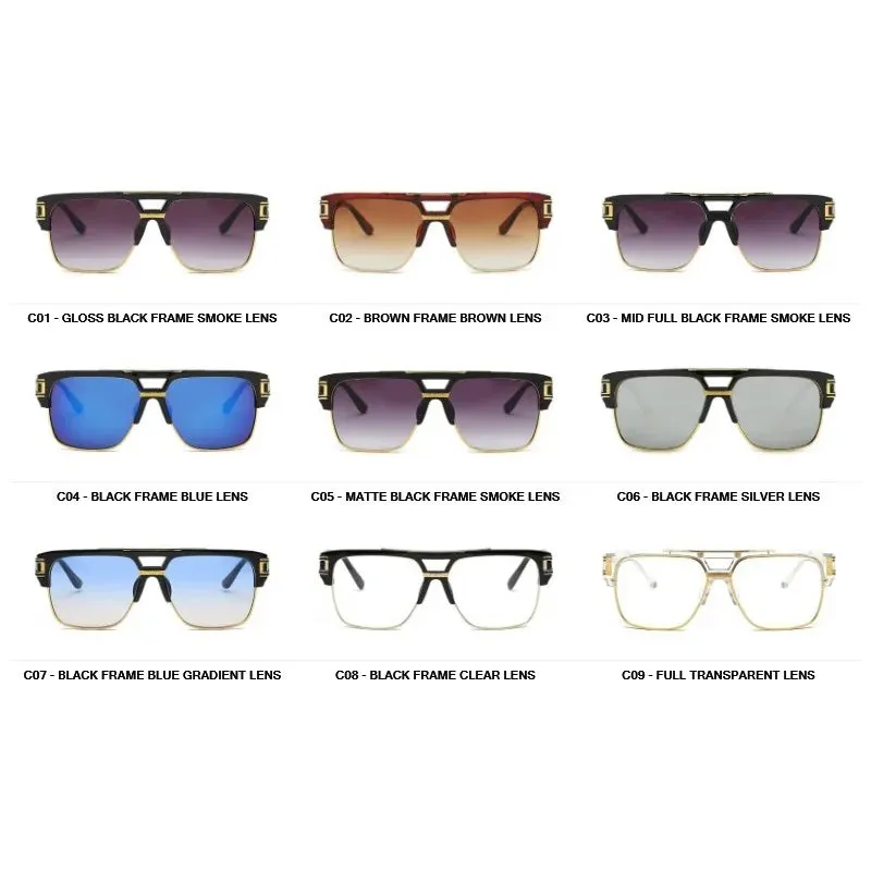 Men's Square Designer Sunglass