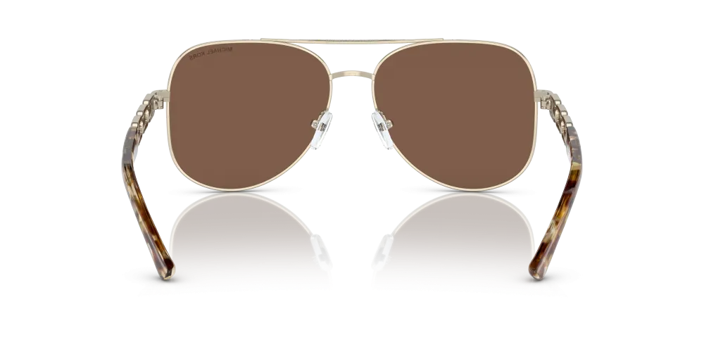 Michael Kors Chianti Non-Polarized Sunglasses - Light Gold/Gold Mirror