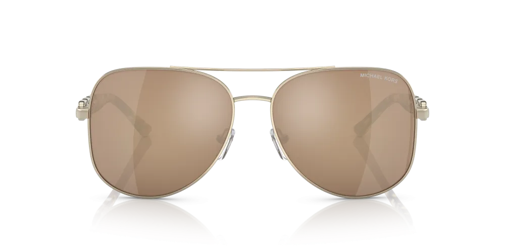 Michael Kors Chianti Non-Polarized Sunglasses - Light Gold/Gold Mirror