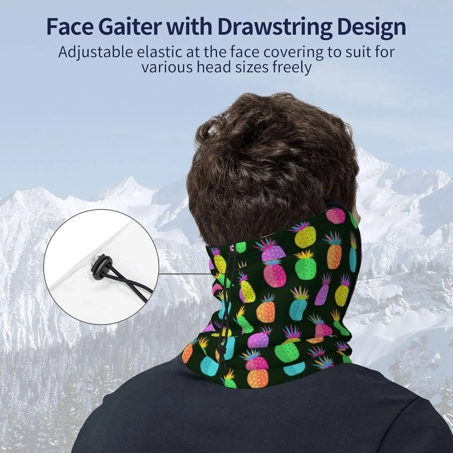 Neck Gaiter Face Balaclava Balaclava Sun Protection Bandana Neck Scarf for Cycling