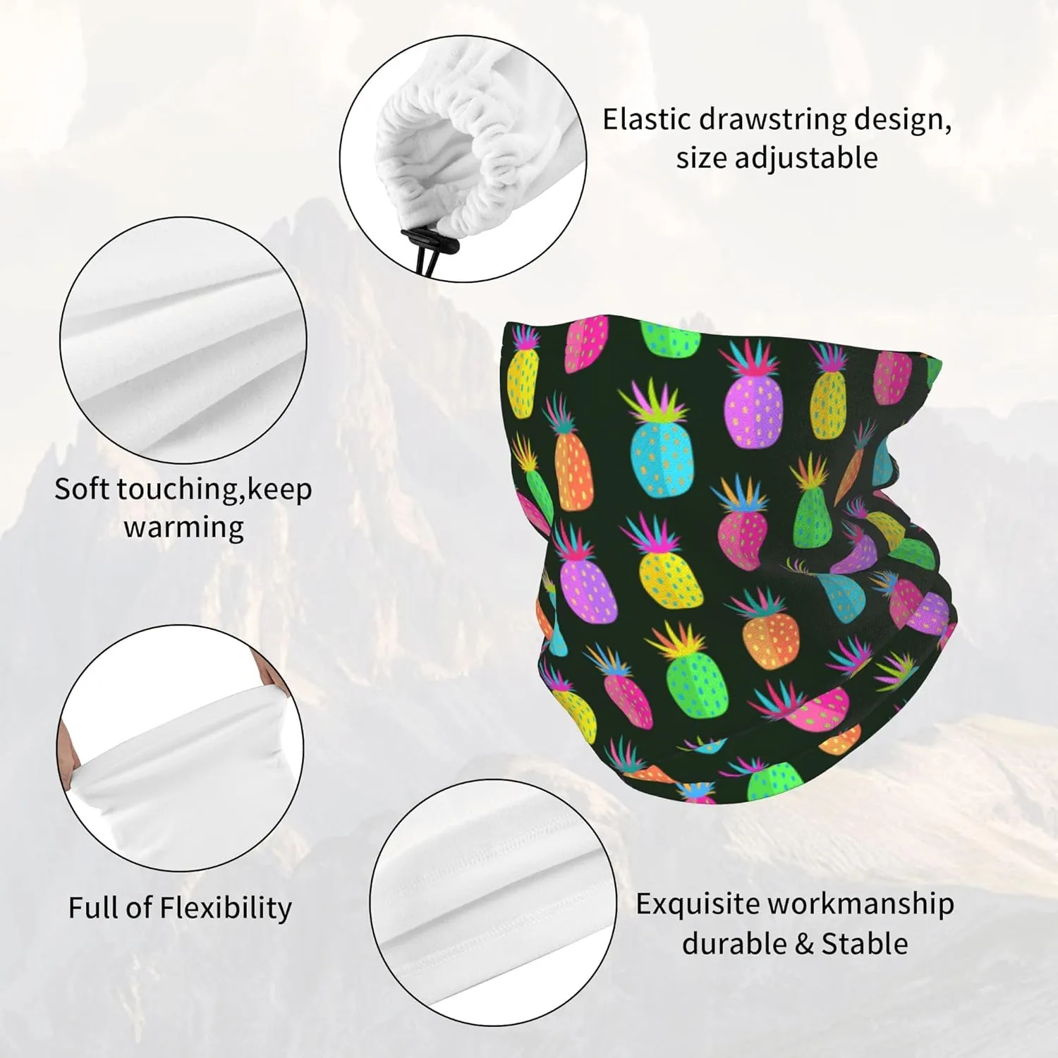 Neck Gaiter Face Balaclava Balaclava Sun Protection Bandana Neck Scarf for Cycling