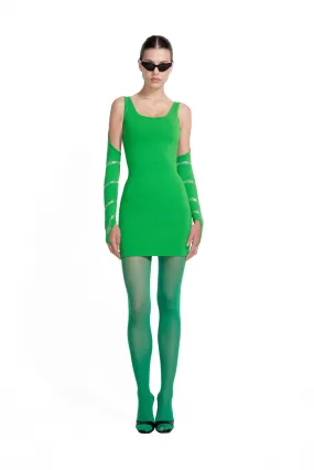 Original Sin Knitted Dress - Bright Green