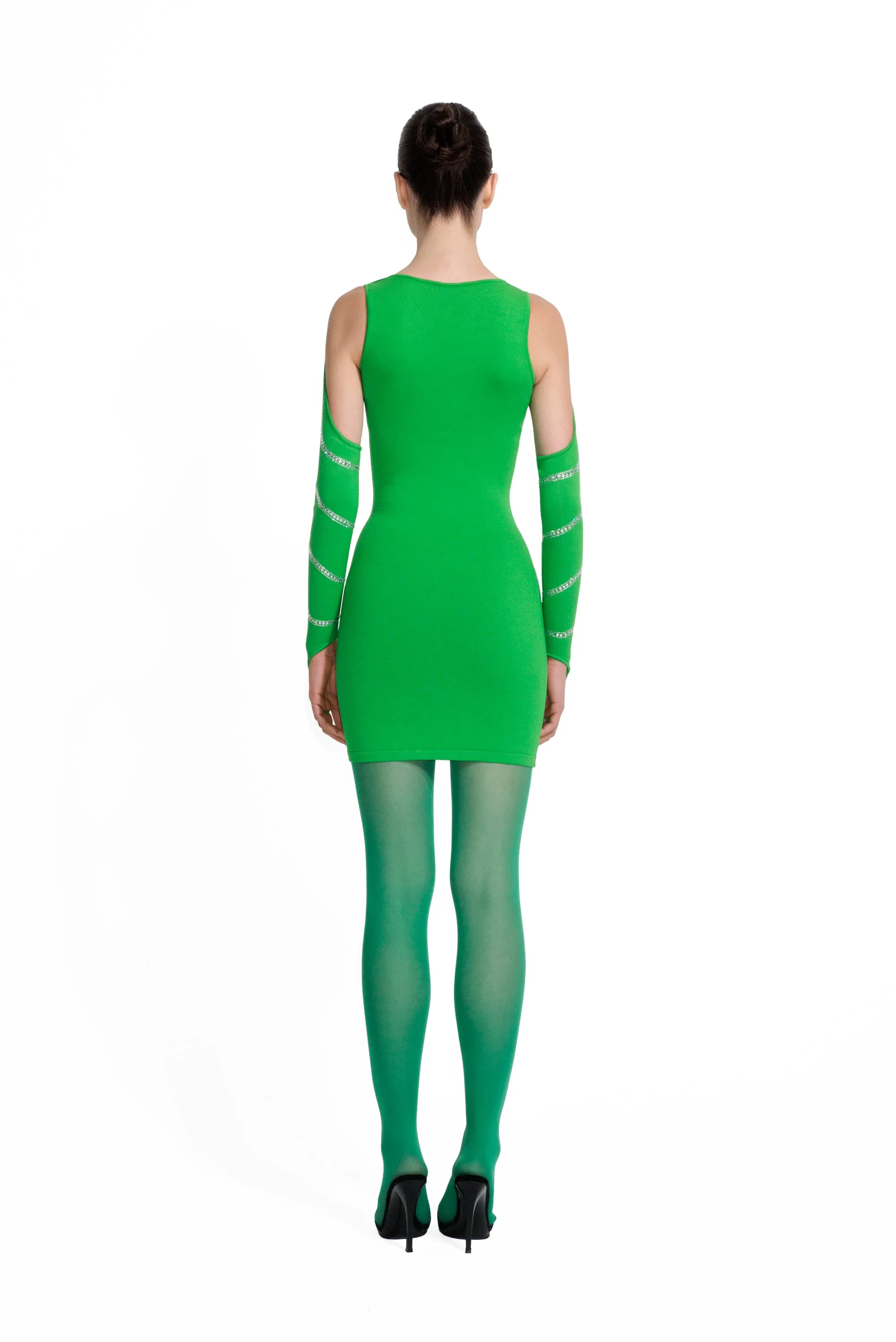 Original Sin Knitted Dress - Bright Green