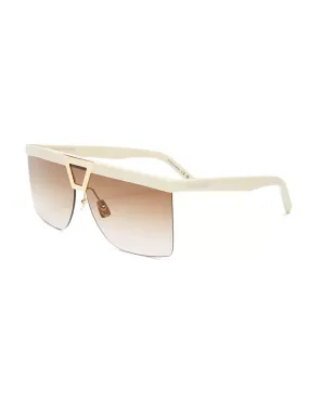 Palace Sunglasses, Ivory/Brown