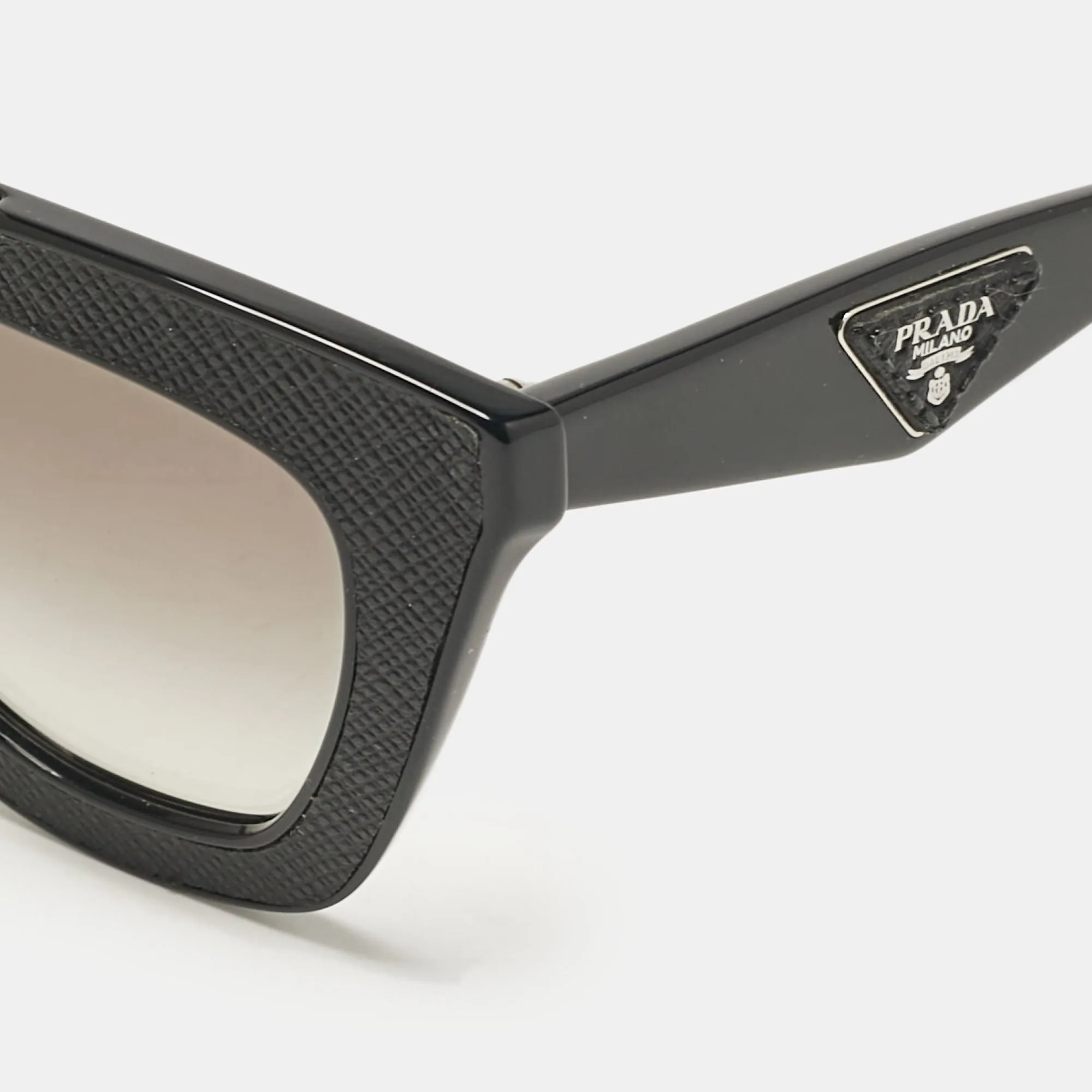 Prada Black Gradient Spr14S Cat Eye Sunglasses