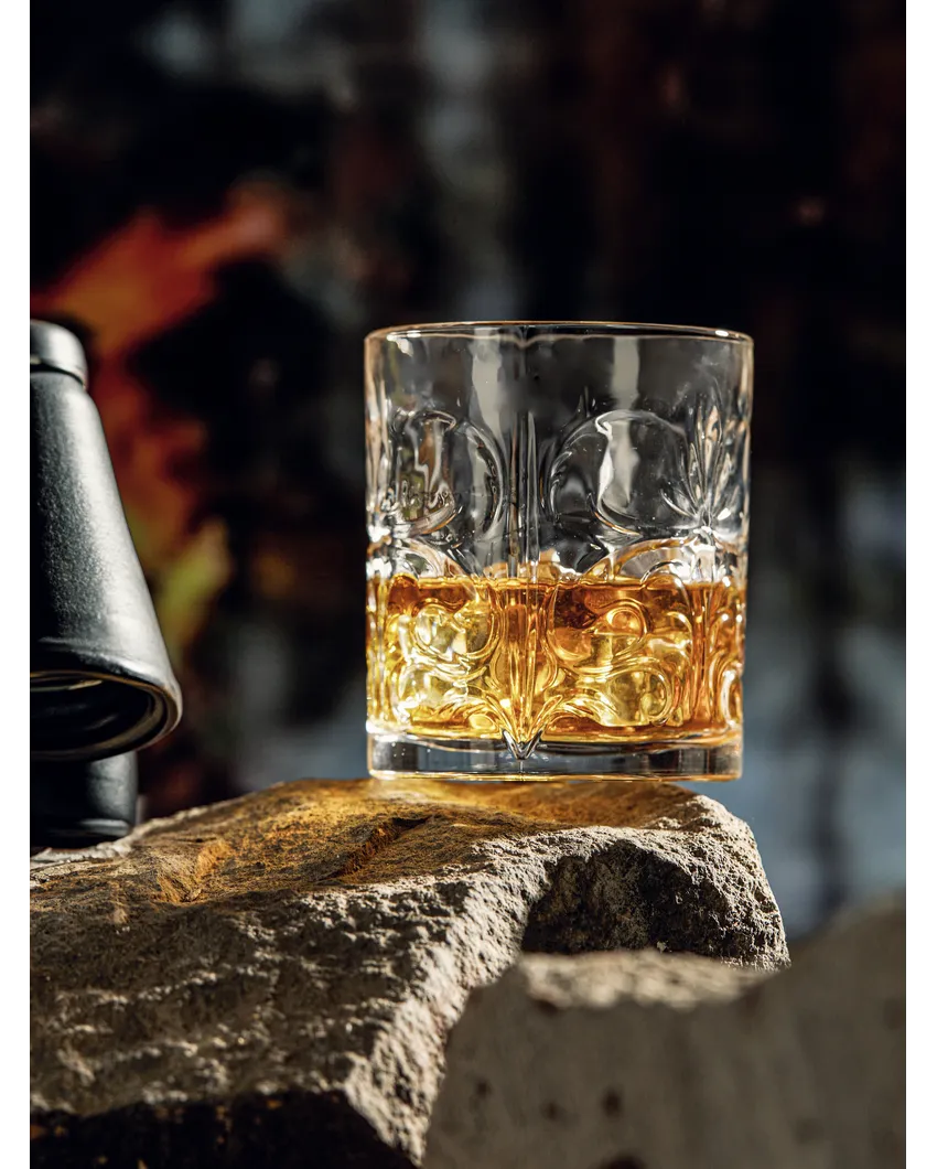 Premium Italian Crystal Whiskey Glasses with Gift Box | Set Of 6