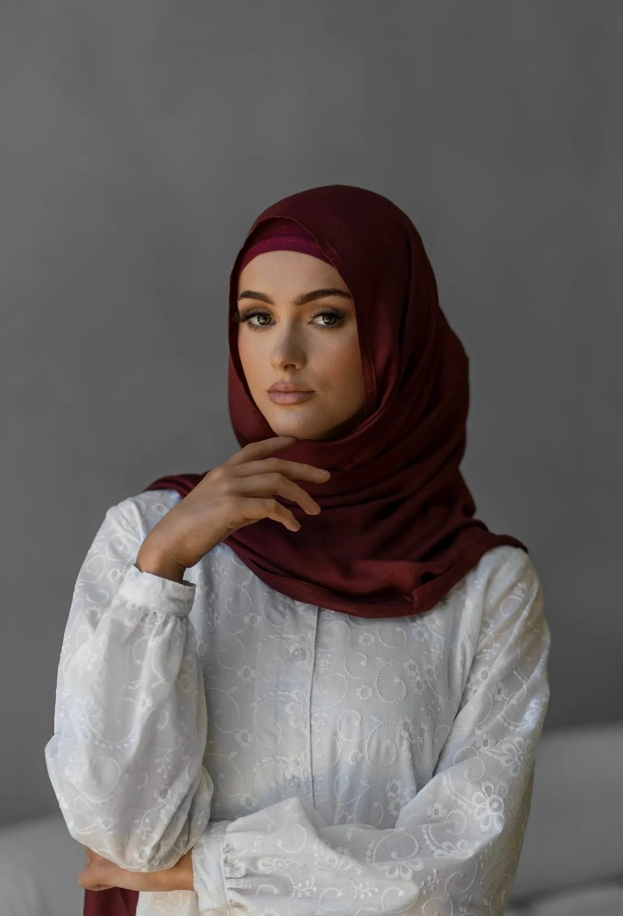 Premium Modal Slub Petite Hijab