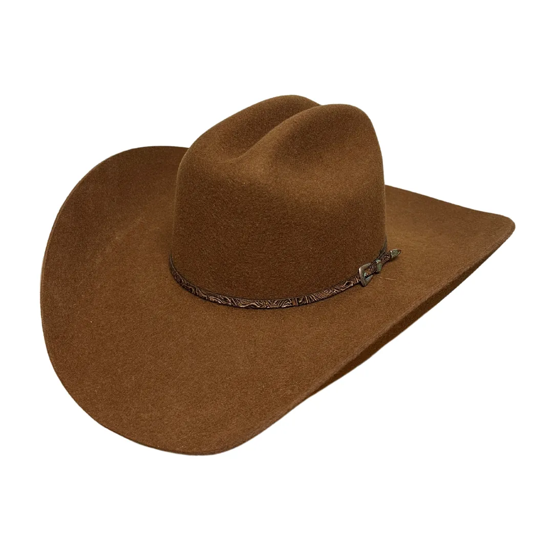 Red Rocks Cognac Felt Cowboy Hat SWREDR-7242